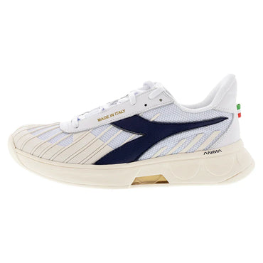 B. Elite Star Tennis Shoes White and Blue Corsair DIADORA