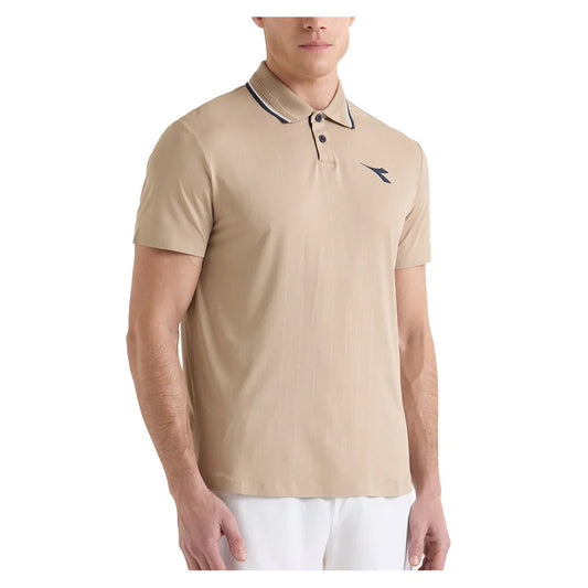 Men`s Icon Tennis Polo MENS APPAREL DIADORA S Brown