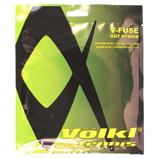 V Fuse Hybrid 16g Tennis Strings Strings VOLKL Yellow