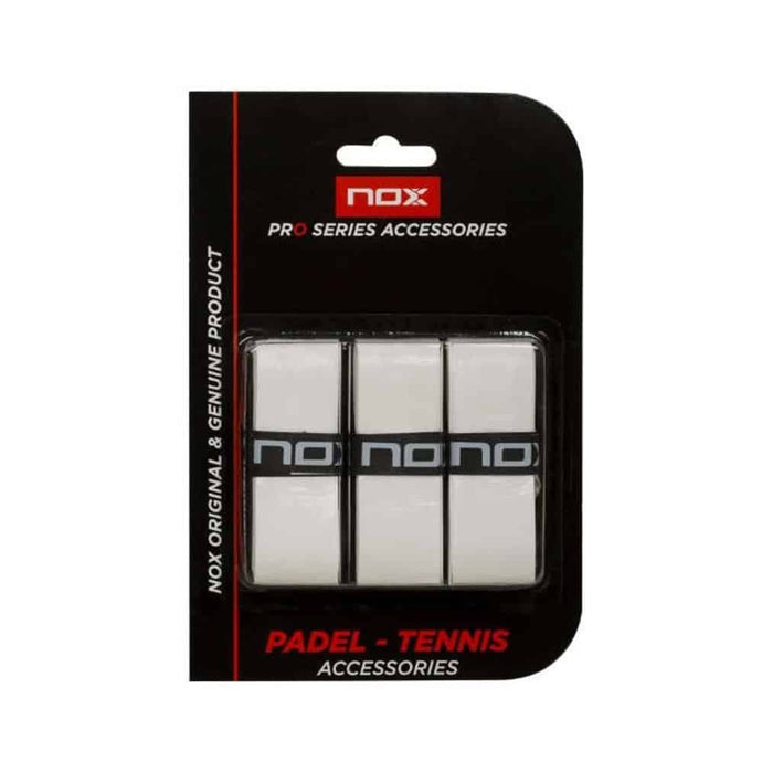 NOX PRO Overgrips White 3 Units