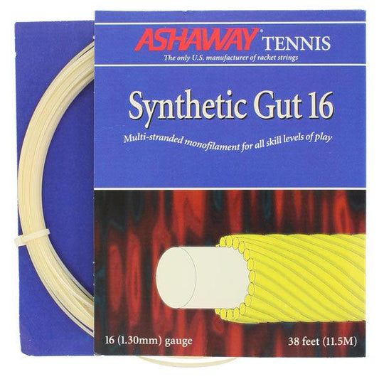 Synthetic Gut 16g Strings Strings ASHAWAY White