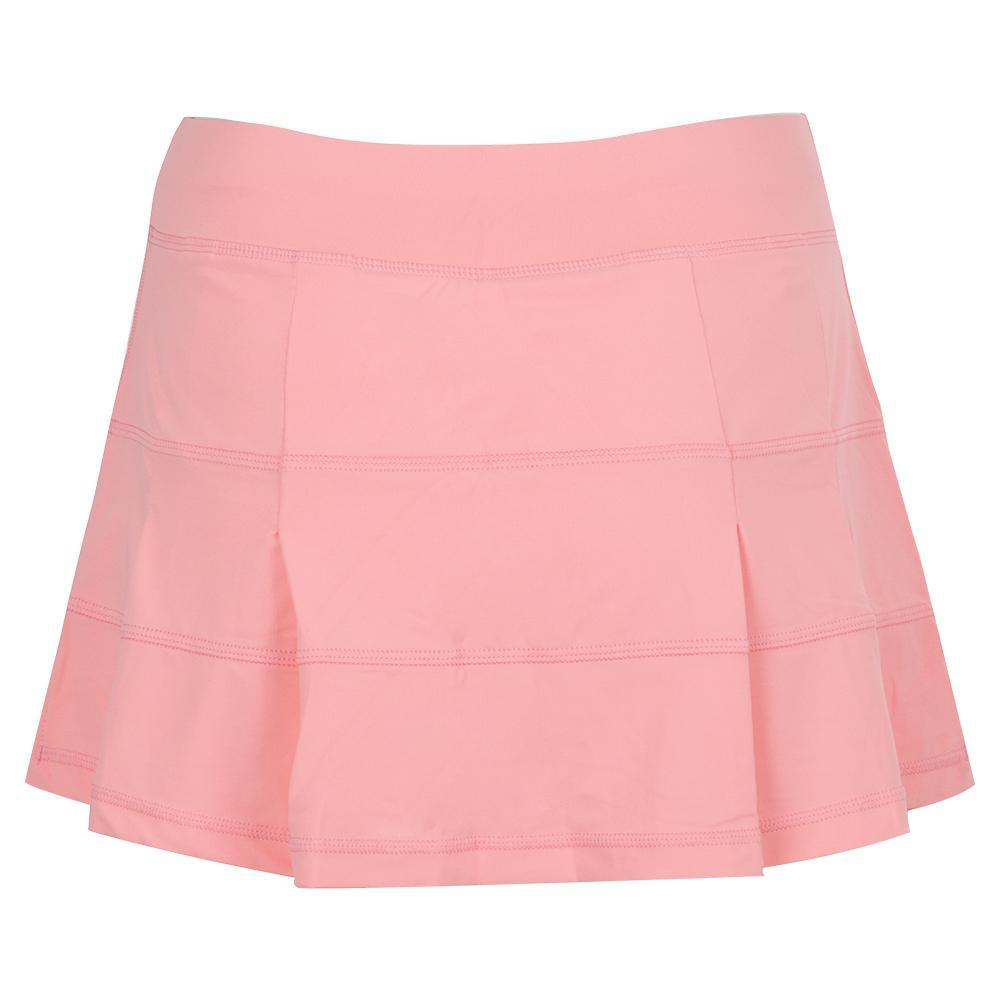 Women's 13 Inch Tennis Skort Bubble Womens Apparel SOFIBELLA Pink S