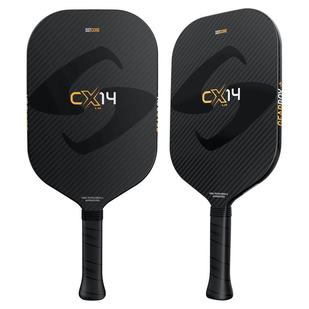 CX14E 8.0oz Pickleball Paddle Orange Pickleball Paddles GEARBOX