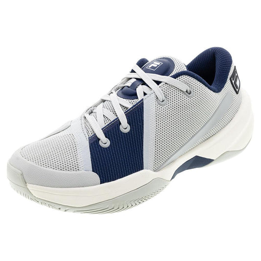Men`s Fire Ace Tennis Shoes Dawn and Dress Blue FILA 7 Gray