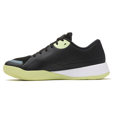 Men`s Quick Ace Tennis Shoes Black and Shadow Lime FILA