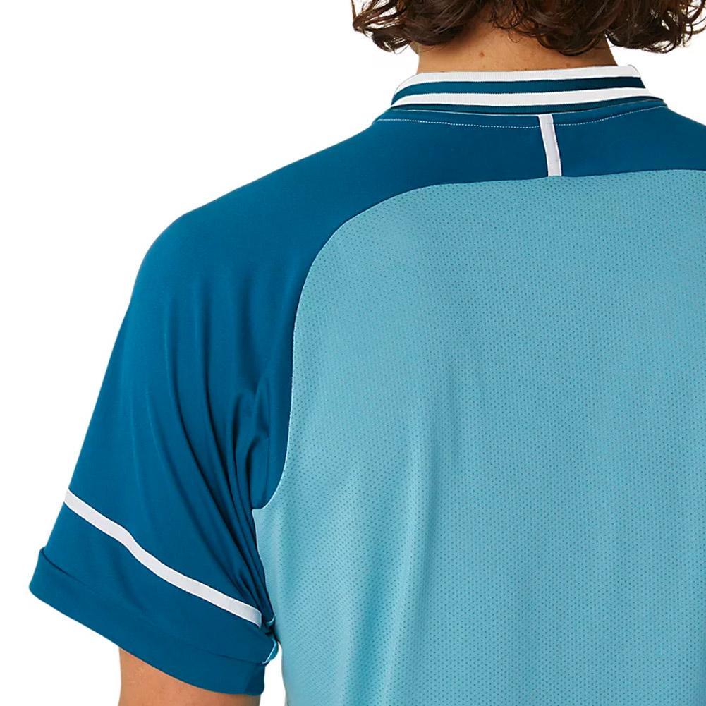 Men`s Match Tennis Polo OTHER ASICS 405_AQUAMARINE XL