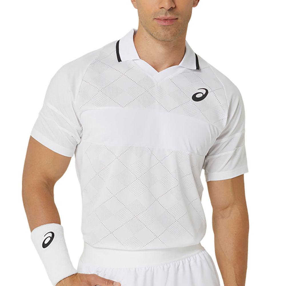 Men`s Match Actibreeze Tennis Polo Brilliant White ASICS