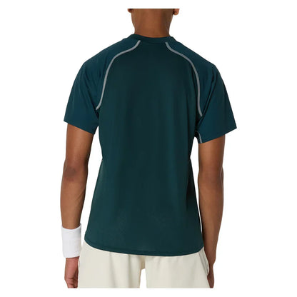 Men`s Match ACTIBREEZE Tennis Polo Saxon Green ASICS