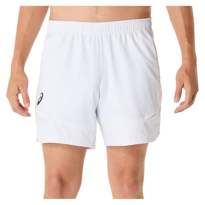 Men`s Match 7 Inch Tennis Short Brilliant White MENS APPAREL ASICS S White