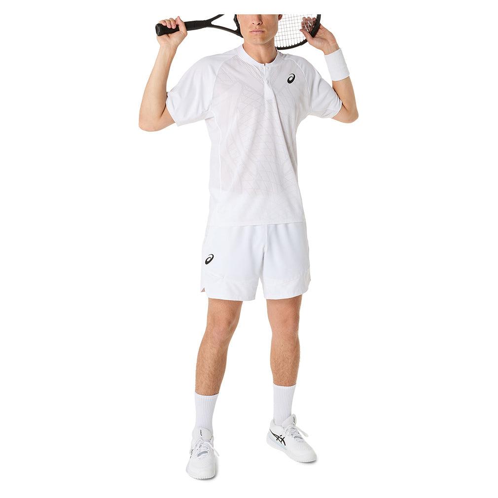 Men`s Match 7 Inch Tennis Short Brilliant White MENS APPAREL ASICS