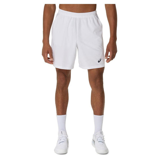 Men`s Court 9 Inch Tennis Short Brilliant White MENS APPAREL ASICS S White