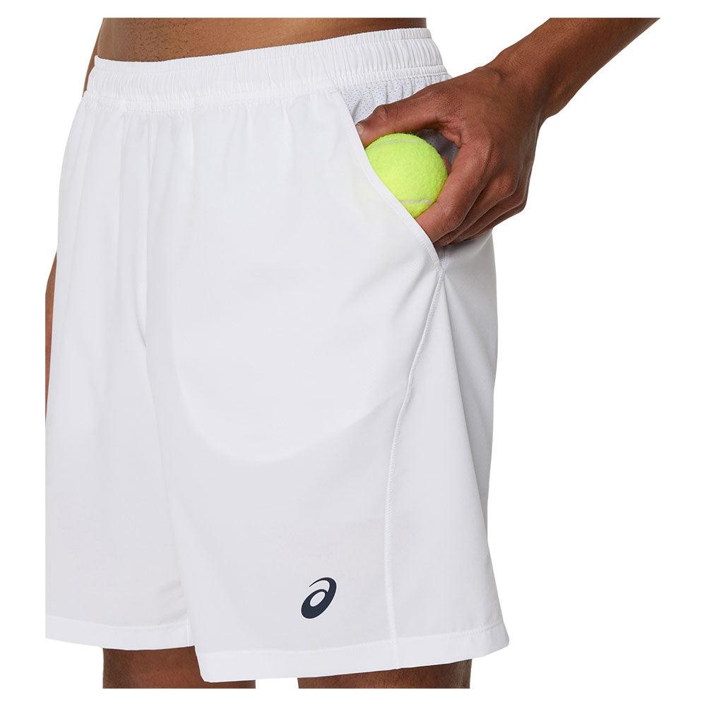 Men`s Court 9 Inch Tennis Short Brilliant White MENS APPAREL ASICS