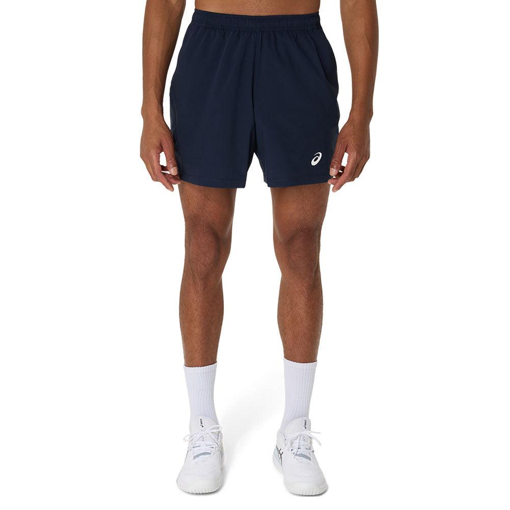 Men`s Court 7 Inch Tennis Short Midnight MENS APPAREL ASICS S Black