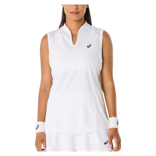 Women`s Court Tennis Tank Brilliant White ASICS XS Brilliant White