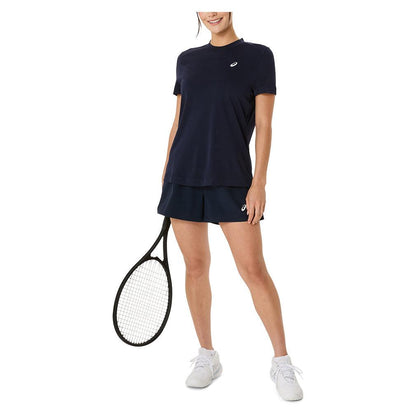 Women`s Court Short Sleeve Tennis Top Midnight ASICS