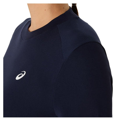 Women`s Court Short Sleeve Tennis Top Midnight ASICS