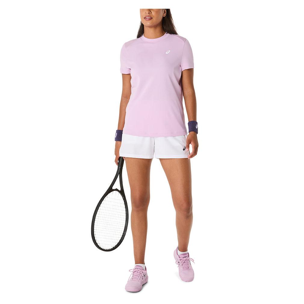 Women`s Court Short Sleeve Tennis Top Light Ube ASICS