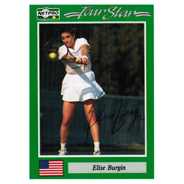 Elise Burgin Signed Women`s Card Other NETPRO Default Title