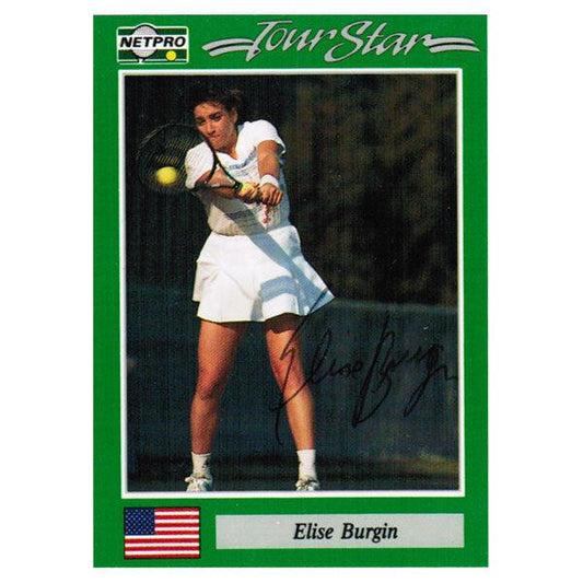 Elise Burgin Signed Women`s Card Other NETPRO Default Title