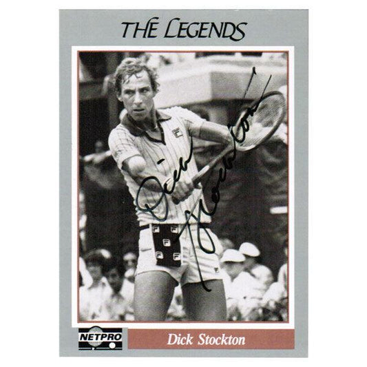 Dick Stockton Signed Legends Card Other NETPRO Default Title