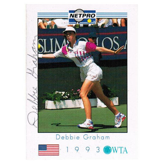 Debbie Graham Signed Women`s Card Other NETPRO Green