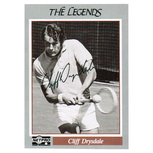 Cliff Drysdale Signed Legends Other NETPRO Default Title