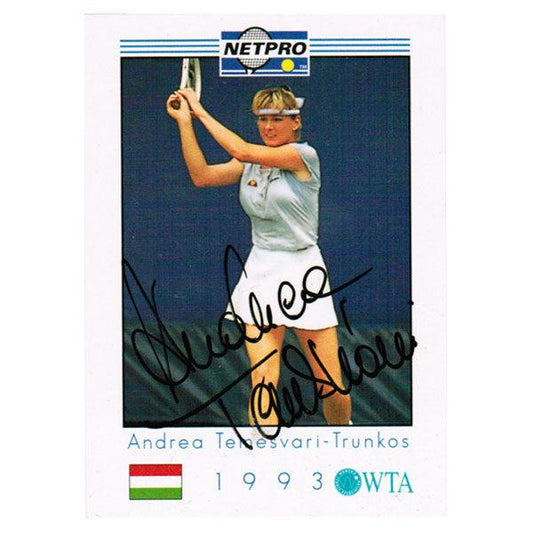 Andrea Temesvari Signed Women`s Other NETPRO Default Title