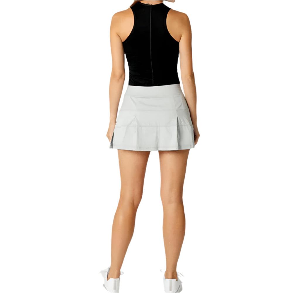 Women's UV Colors 14 Inch Tennis Skort Stone Womens Apparel SOFIBELLA S