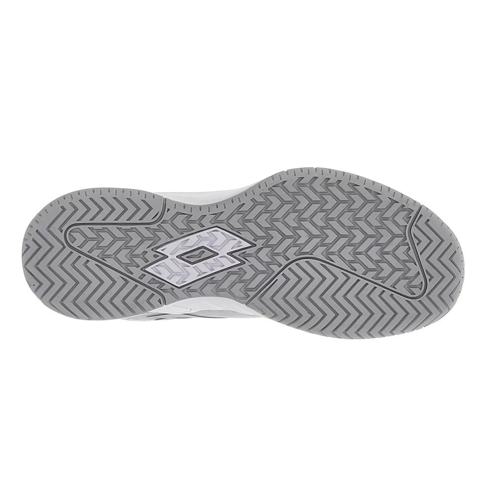 Women`s Mirage 100 Speed Tennis Shoes All White and Cool Gray 9c WOMENS SHOES LOTTO 7