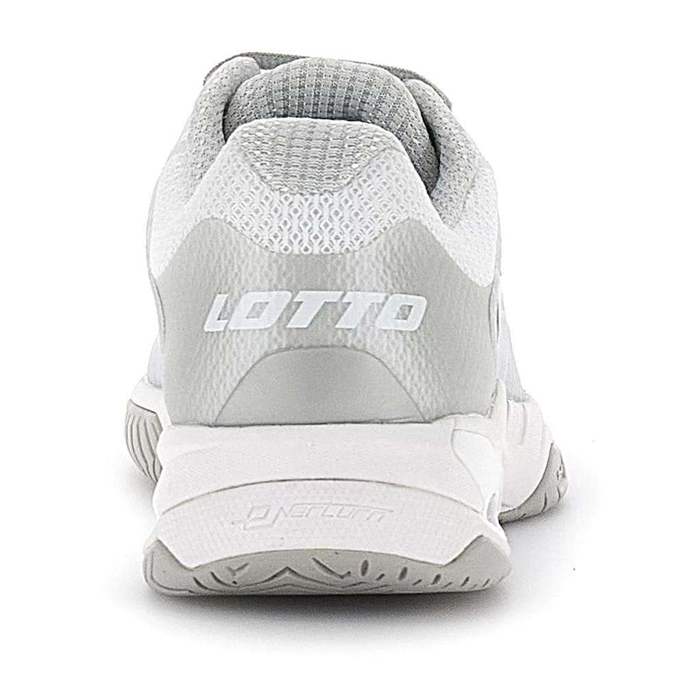 Women`s Mirage 100 Speed Tennis Shoes All White and Cool Gray 9c WOMENS SHOES LOTTO