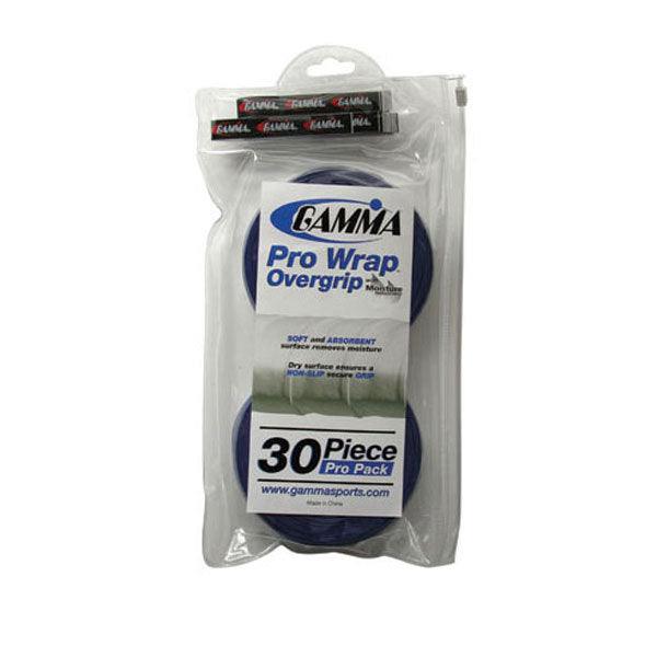 Pro Wrap Blue Overgrip Pro 30 Pack Grips GAMMA Blue