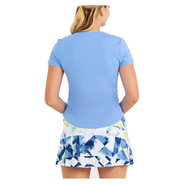 Women`s Short Sleeve Tennis Top Periwinkle SOFIBELLA