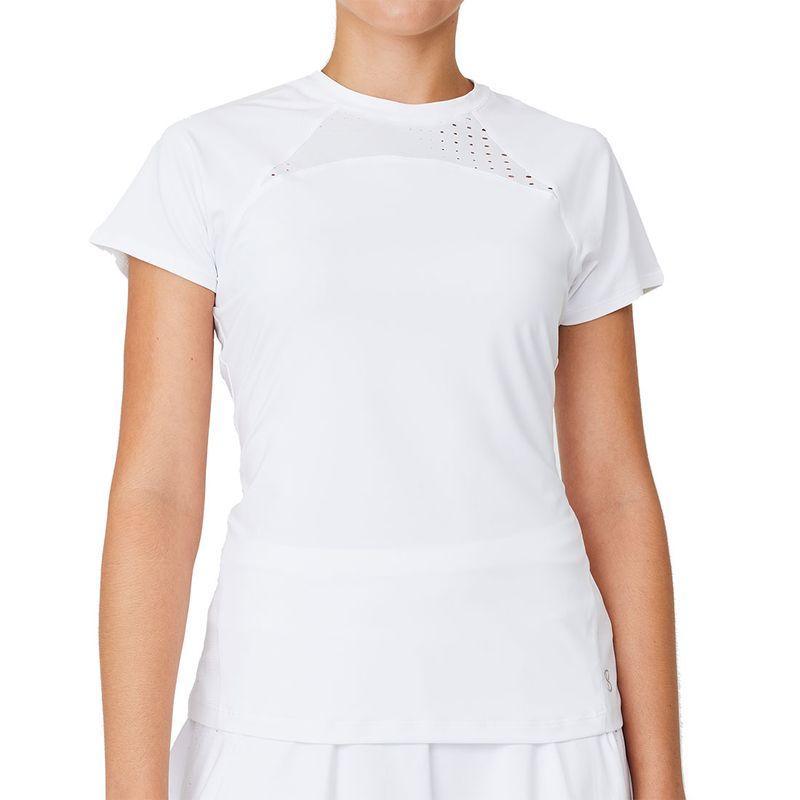 Womens Tennis Top White Womens Apparel SOFIBELLA S