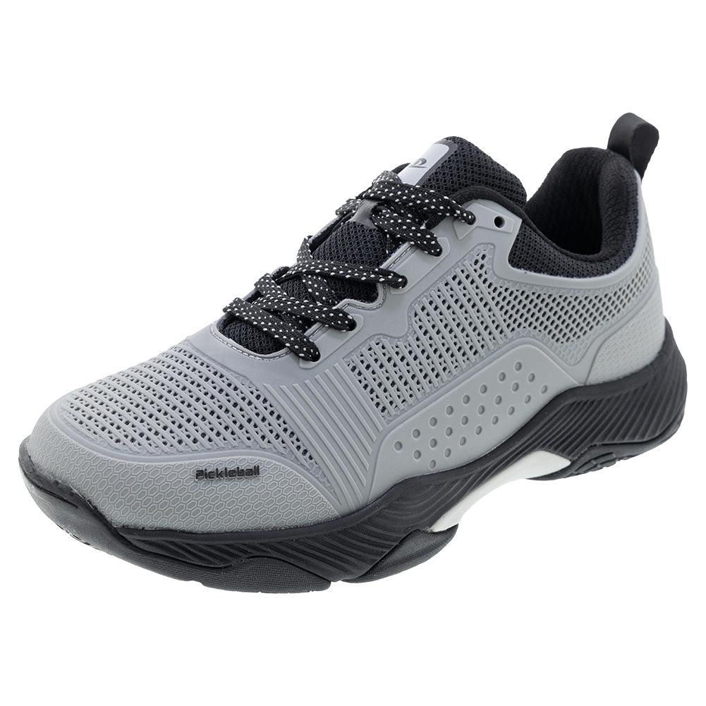 Men`s Fresh Shot Graphite Pickleball Shoes Grey and Black ACACIA 6