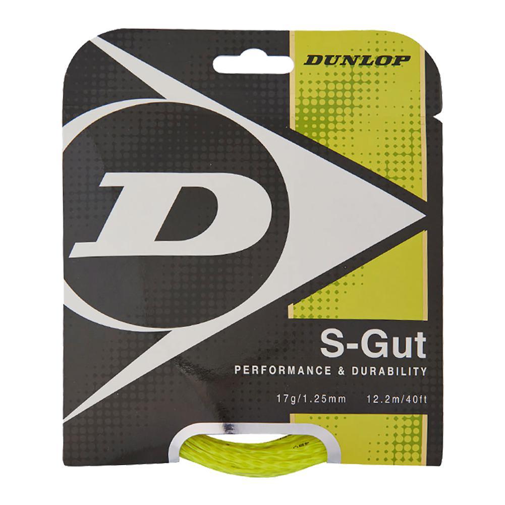 S-Gut 17G Yellow Tennis String Strings DUNLOP Yellow