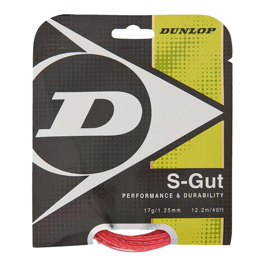 S-Gut 17G Pink Tennis String Strings DUNLOP Pink