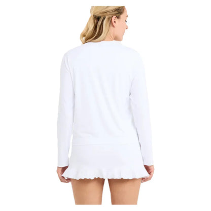 Women`s Tennis Pullover White SOFIBELLA
