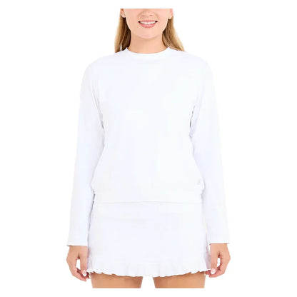 Women`s Tennis Pullover White SOFIBELLA White XS