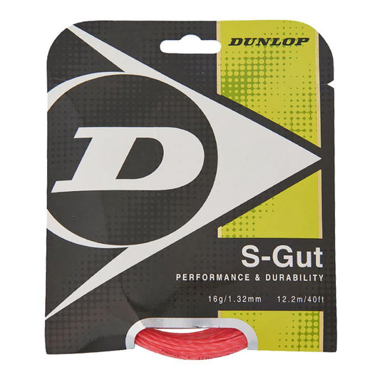 S-Gut 16G Pink Tennis String Strings DUNLOP Pink