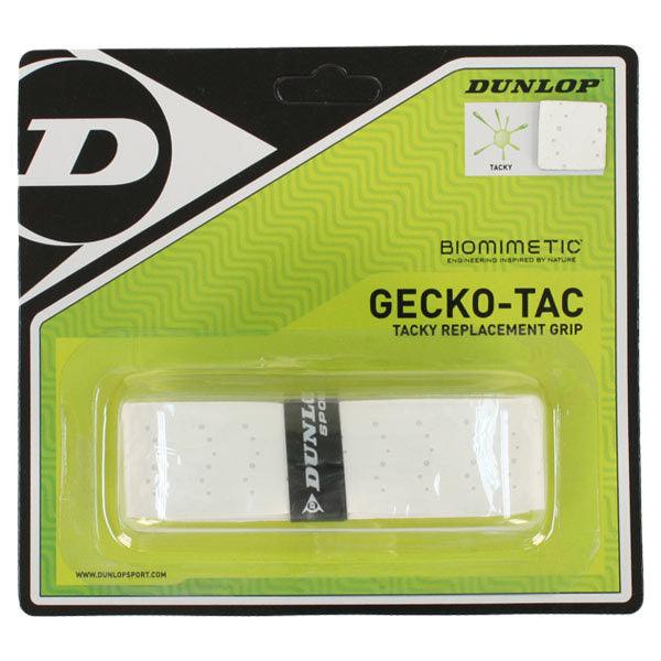 Gecko-Tac White Tacky Replacement Tennis Grip Grips DUNLOP White