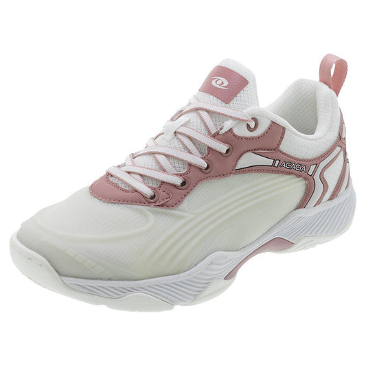 Women`s Dream Shot Pickleball Shoes Rose Womens Shoes ACACIA 6 White
