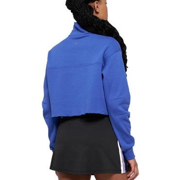 Women`s Cloud Zip It Up Tennis Pullover Royal Blue LIJA
