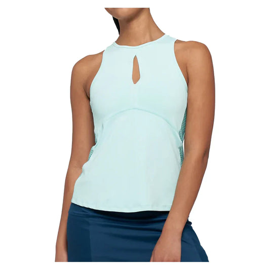 Women`s Elite Ignite Tennis Tank Sea Crystal LIJA XS Blue