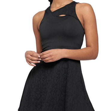 Women`s Elite Phenom Tennis Dress Black LIJA XS Black