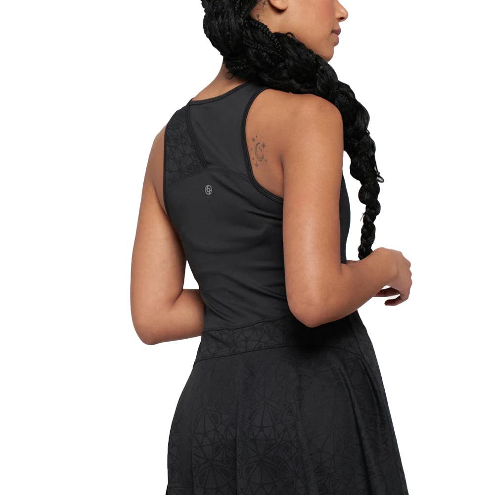 Women`s Elite Phenom Tennis Dress Black LIJA