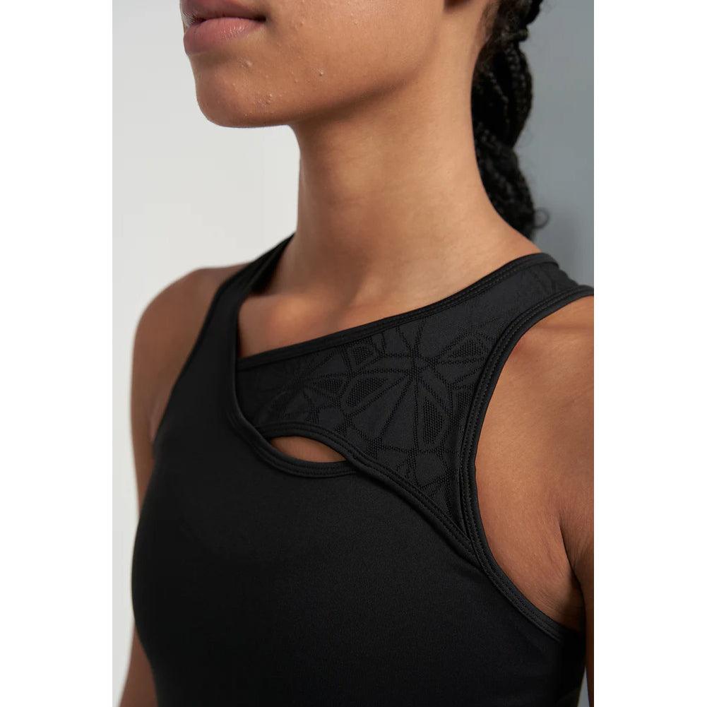 Women`s Elite Phenom Tennis Dress Black LIJA