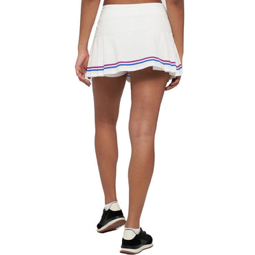 Women`s Nevo Club 13 Inch Tennis Skort White and Magenta LIJA