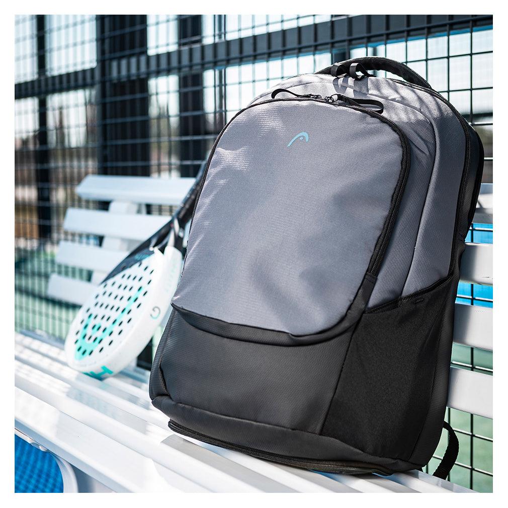 Pro X Tennis Backpack (30L) Black and Dark Grey BAGS HEAD