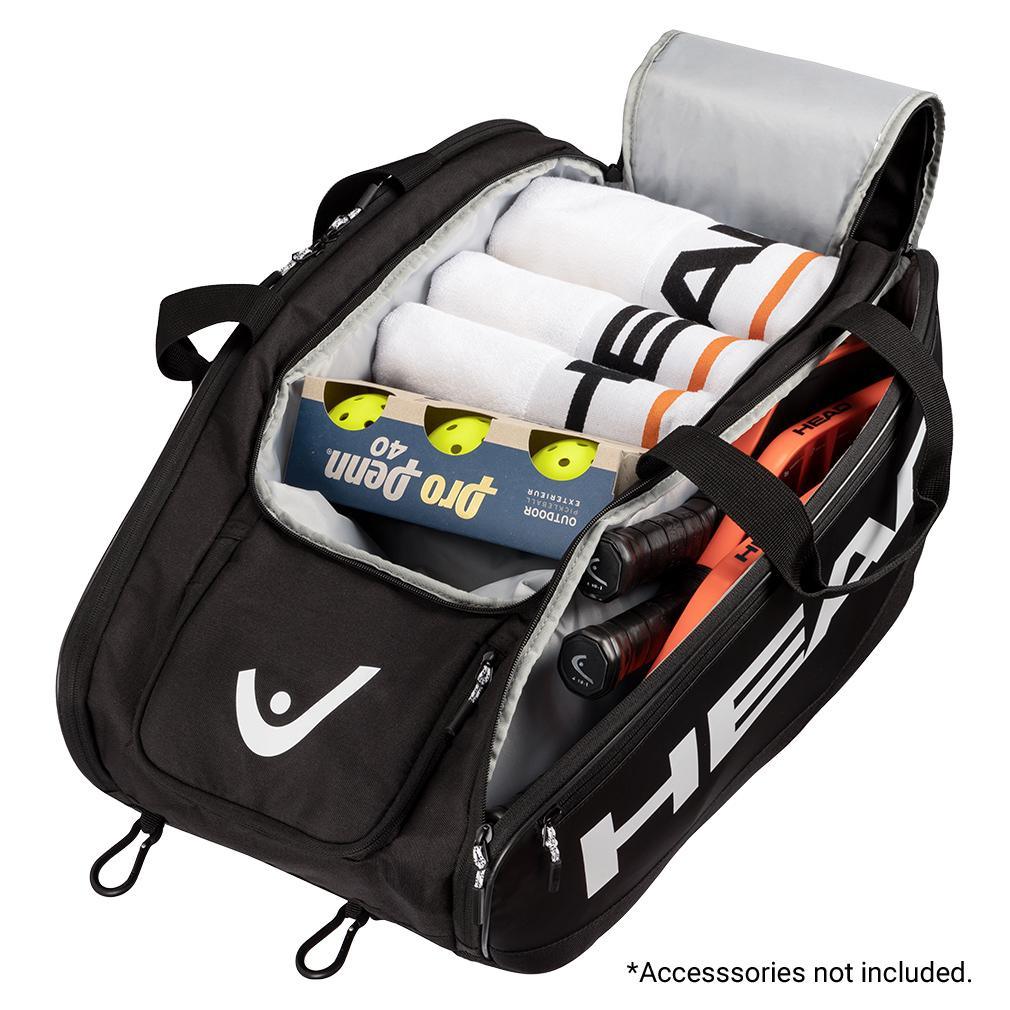Pro Pickleball Bag M Black and White PROMOTIONS HEAD