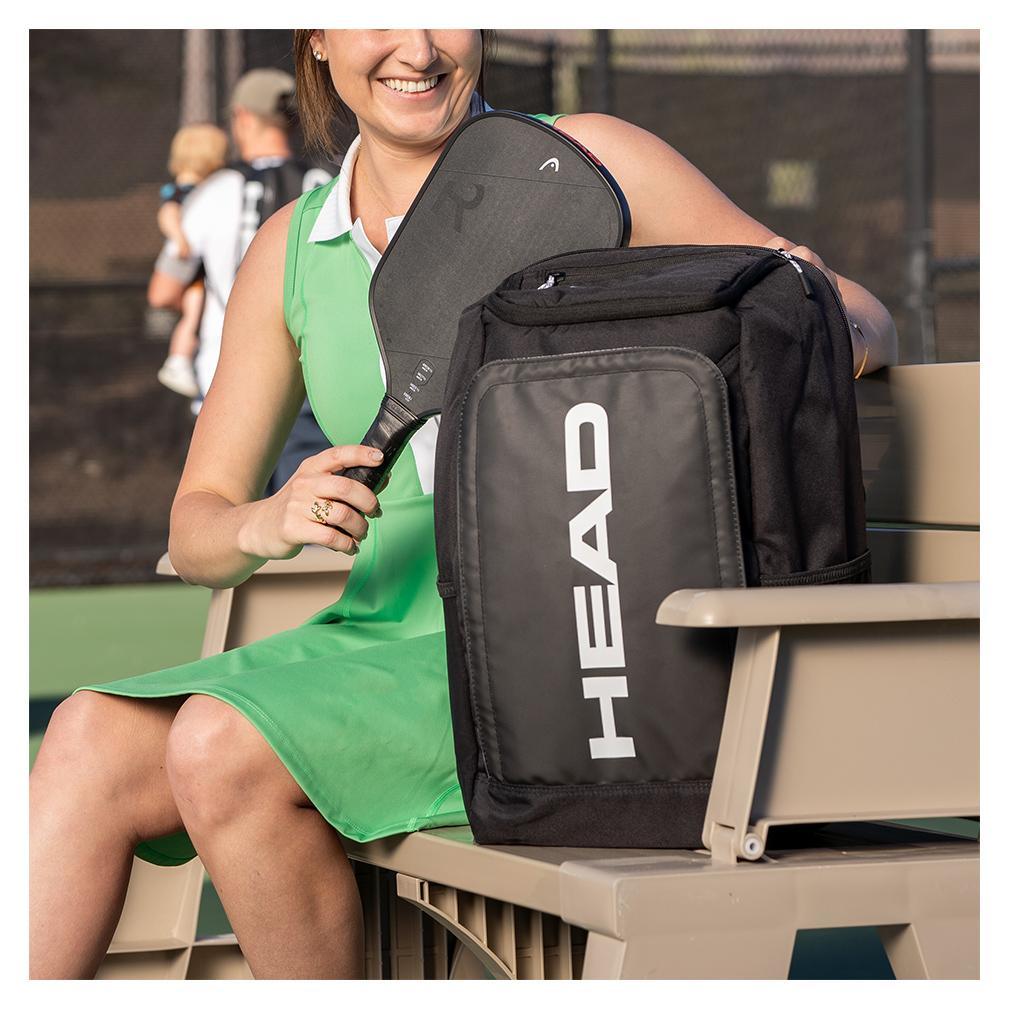 Pro Pickleball Backpack 26L Black and White PROMOTIONS HEAD